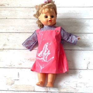 90s Interactive Talking Doll 1993 Unimax Toys Toddler Age Baby Doll 18in Tall